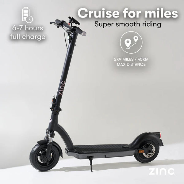 Zinc Velocity 2.0 500W Folding Electric Scooter