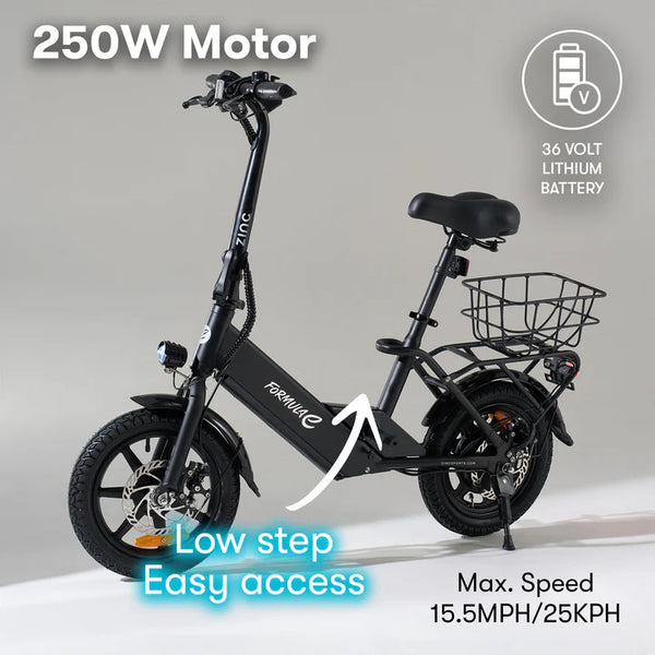 Zinc Formula E Venture Electric Seated Scooter